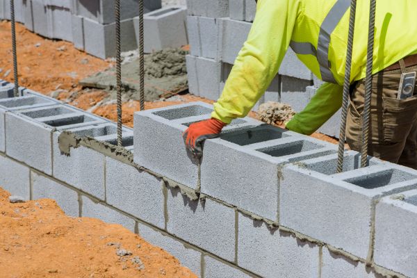 Concrete Blocks Installation in Hopkins