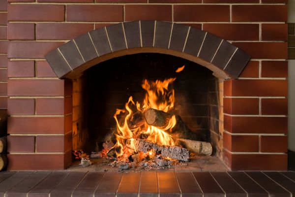 Brick Fireplace Installation in Hopkins