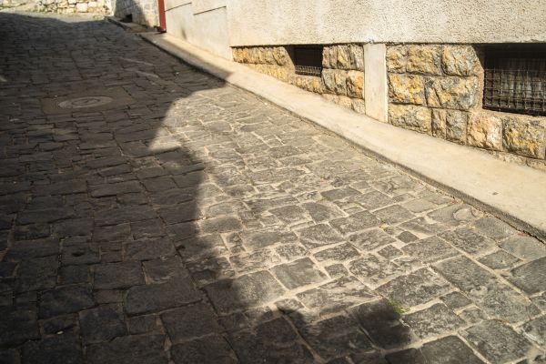 Stone Sidewalk Repair in Hopkins