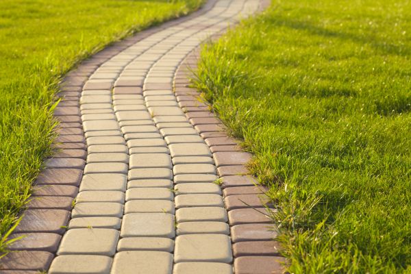 Sidewalk Brick Repair in Hopkins