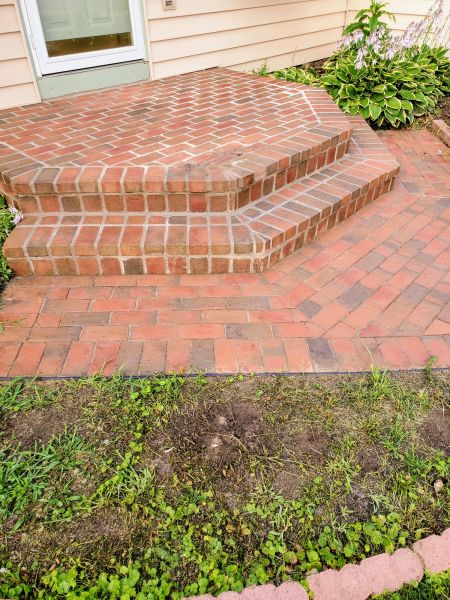 Brick Stoop Repair in Hopkins